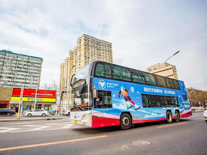 欧辉巴士穿上冬奥“新衣”，扮靓北京街头焕发“双奥之城”新活力